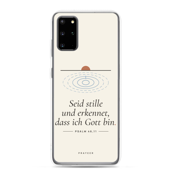 Seid stille — Klarsicht-Handyhülle Samsung