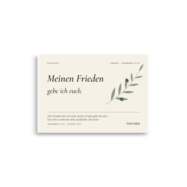 Meinen Frieden gebe ich euch — Poster