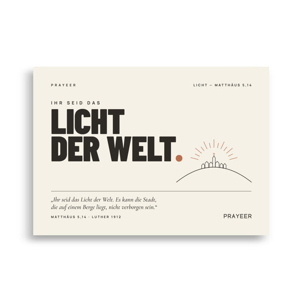 Licht der Welt — Poster