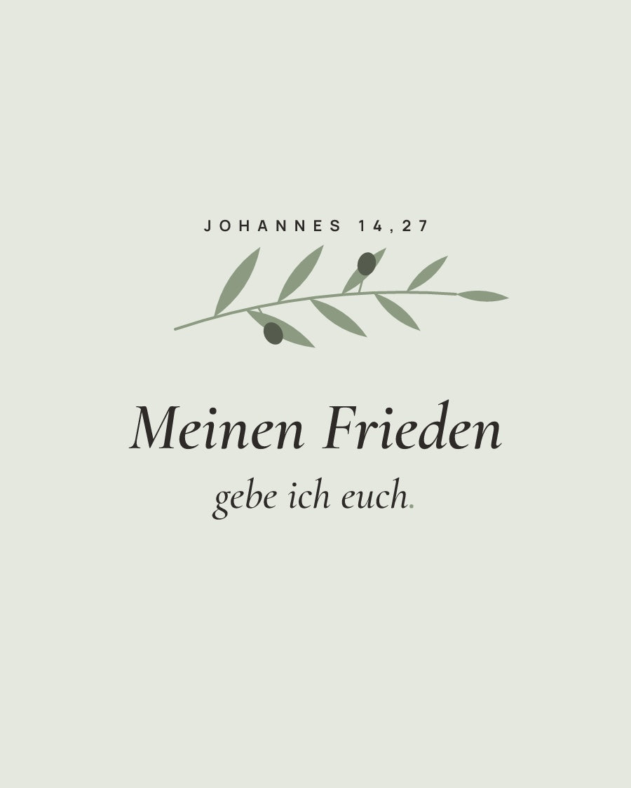 Motiv Meinen Frieden gebe ich euch